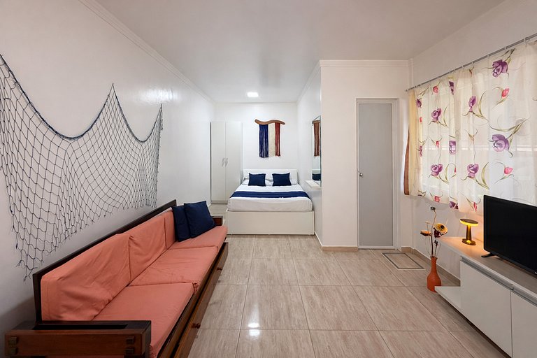 Studio aconchegante a 450 m da Praia em Porto Belo