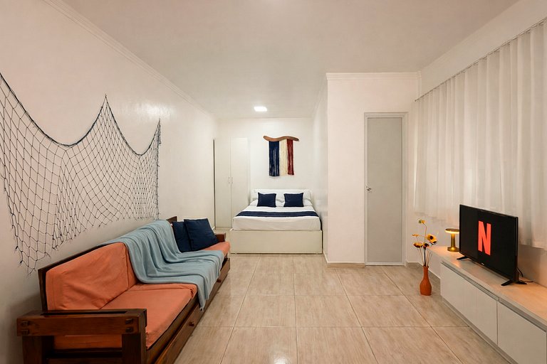 Studio aconchegante a 450 m da Praia em Porto Belo