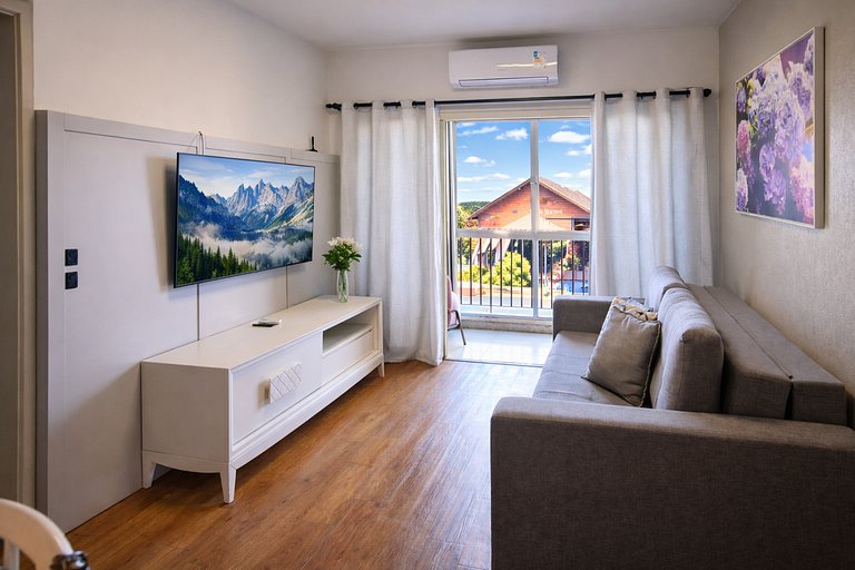 Apartamento ao Lado da Rua Coberta em Gramado