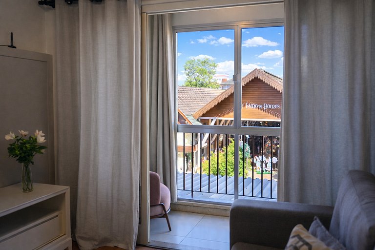 Apartamento ao Lado da Rua Coberta em Gramado