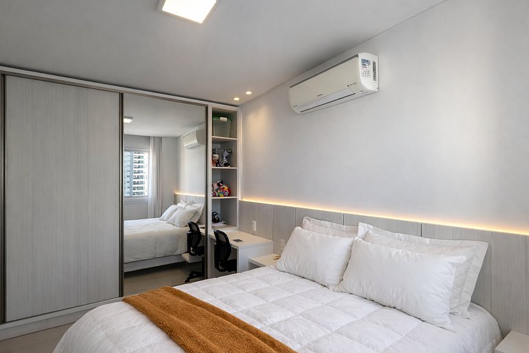 Apartamento Luxuoso 400 m do Mar em Itapema