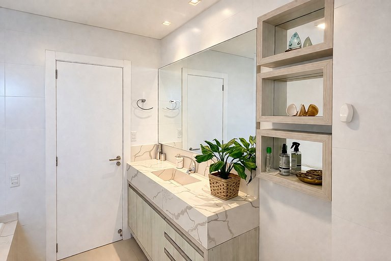 Apartamento Luxuoso 400 m do Mar em Itapema