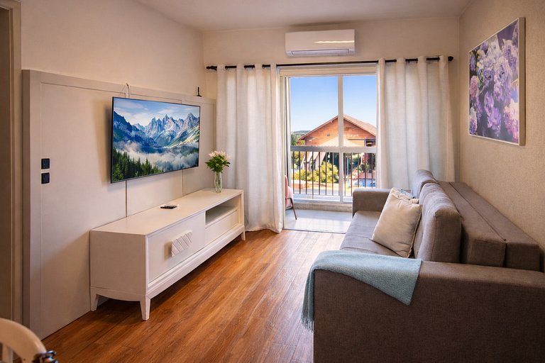 Apartamento ao Lado da Rua Coberta em Gramado
