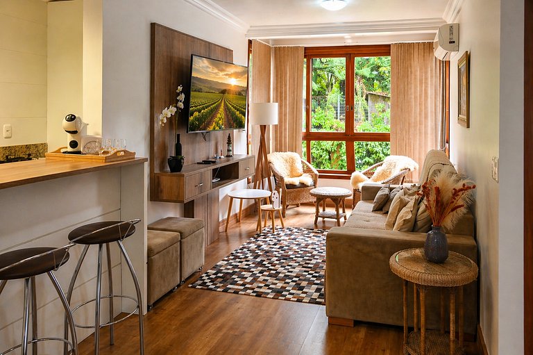 Apartamento aconchegante em Gramado