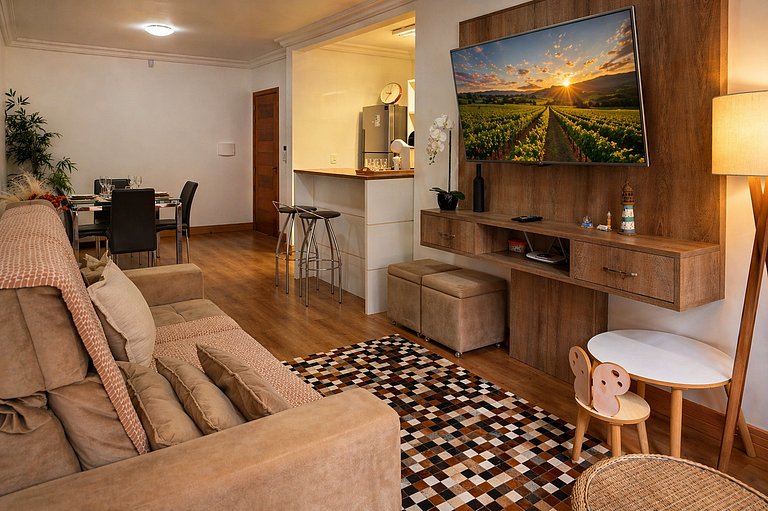 Apartamento aconchegante em Gramado