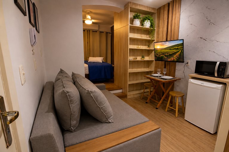Studio aconchegante no coração de Gramado