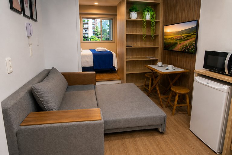 Studio aconchegante no coração de Gramado