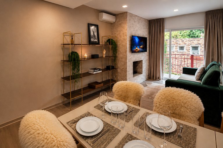 Apartamento com Piscina e Jacuzzi em Gramado