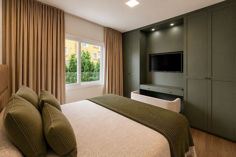 Apartamento com Piscina e Jacuzzi em Gramado