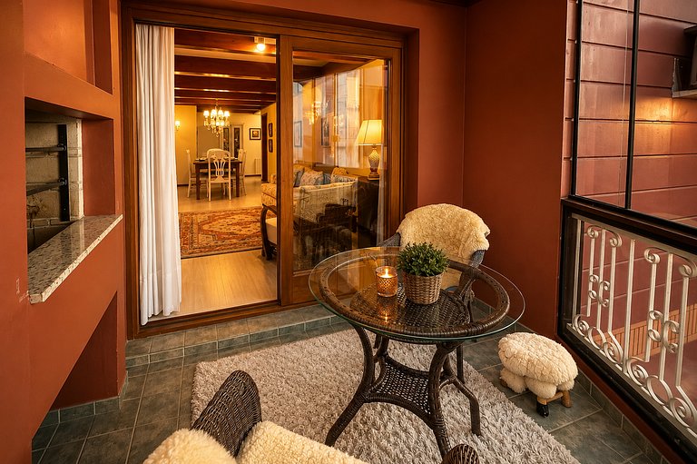 Apartamento 500m da Rua Coberta em Gramado