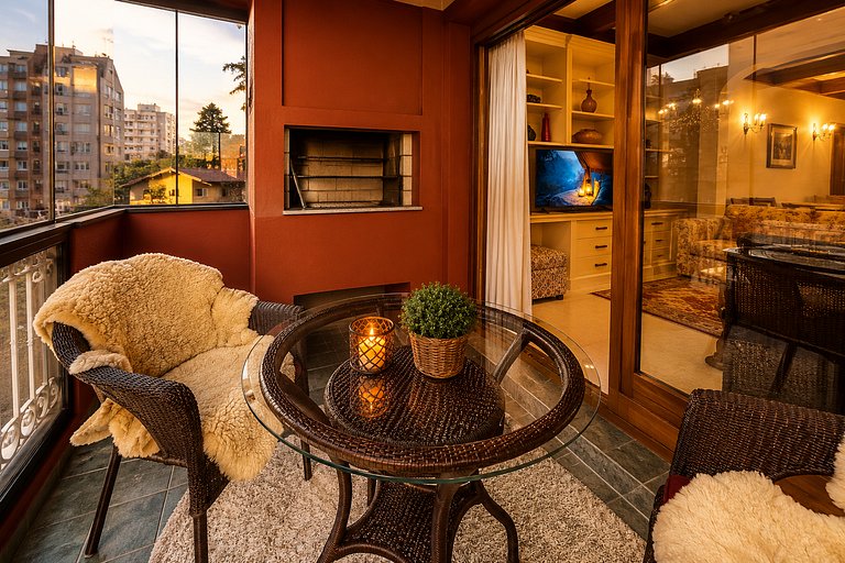 Apartamento 500m da Rua Coberta em Gramado