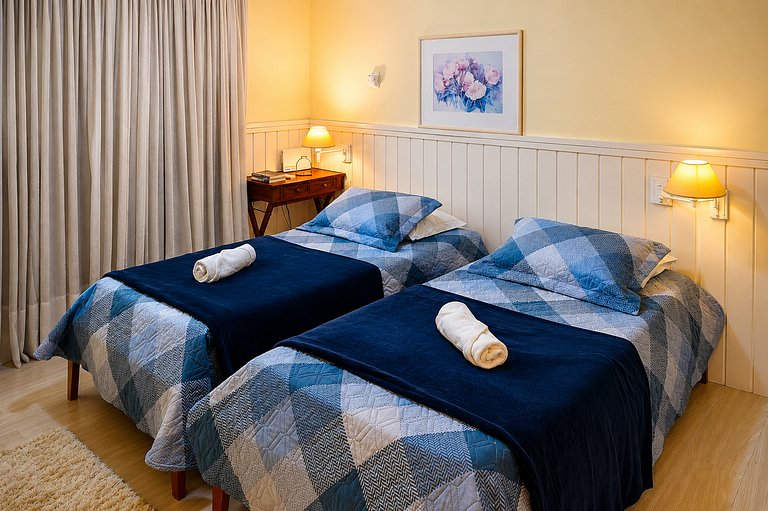 Apartamento 500m da Rua Coberta em Gramado