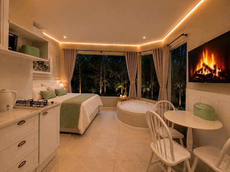 Studio | Cozy com Hidromassagem em Gramado