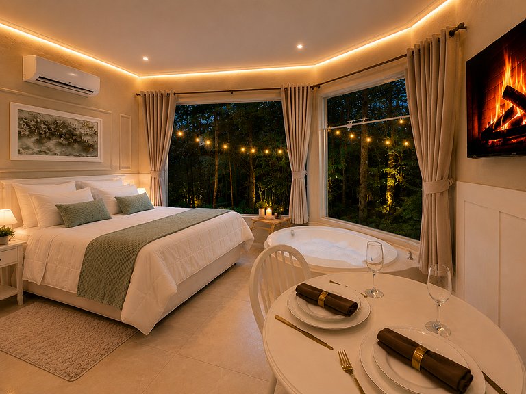 Studio | Cozy com Hidromassagem em Gramado
