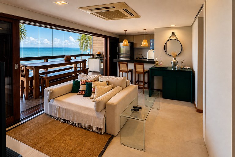 Apartamento Com Vista Mar com Piscina Barra Grande