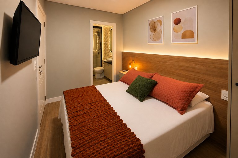 Apartamento em Gramado com Piscina Aquecida