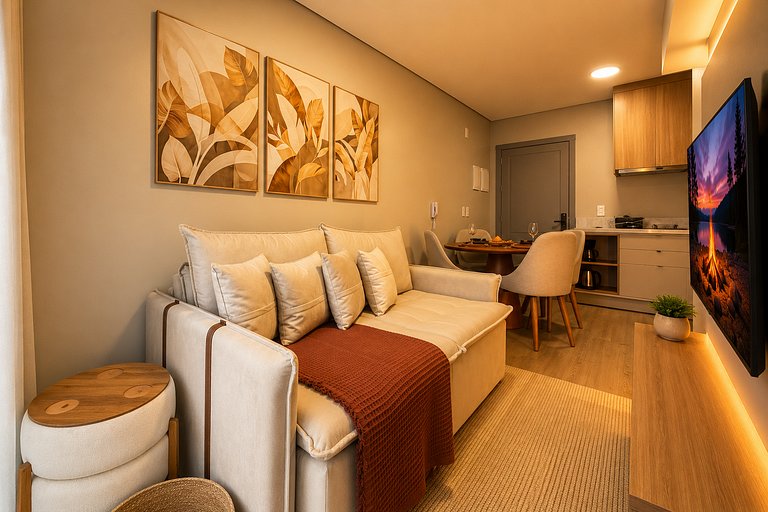Apartamento em Gramado com Piscina Aquecida