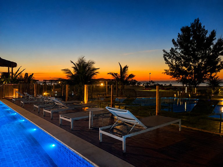 Apartamento Beira Mar com Piscina Barra Grande