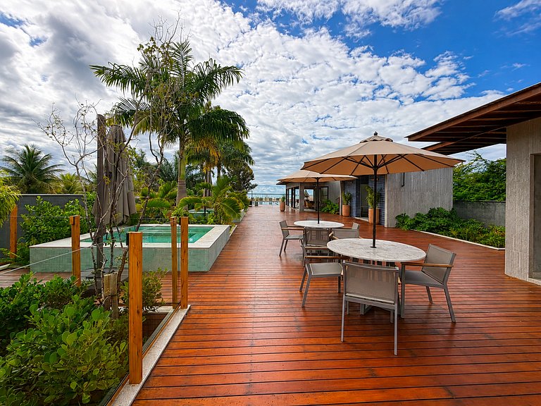 Apartamento Beira Mar com Piscina Barra Grande