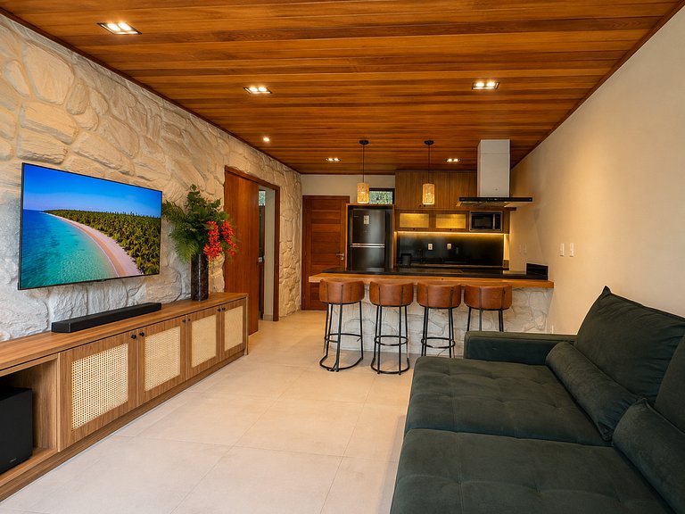 Apartamento Beira Mar com Piscina Barra Grande