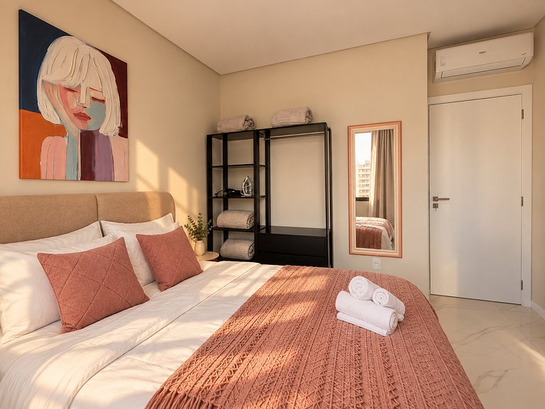 Apartamento 800 m do Mar em Itapema