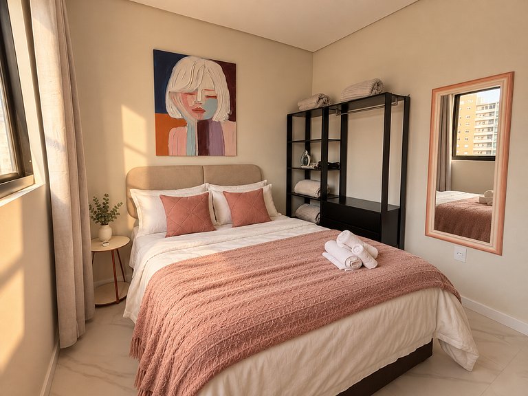 Apartamento 800 m do Mar em Itapema