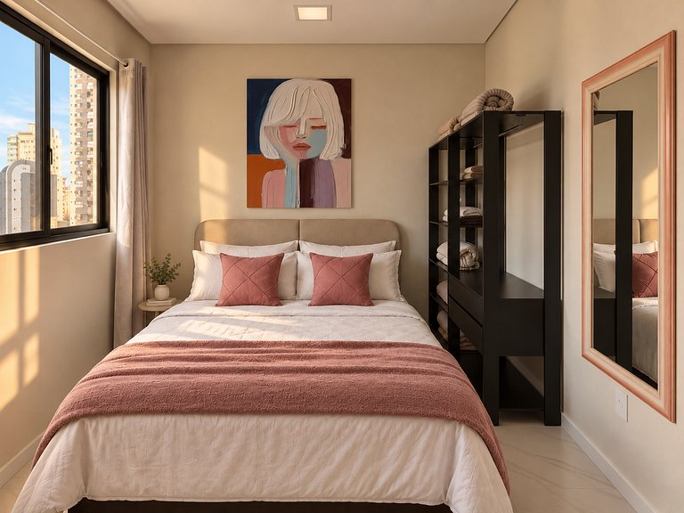 Apartamento 800 m do Mar em Itapema