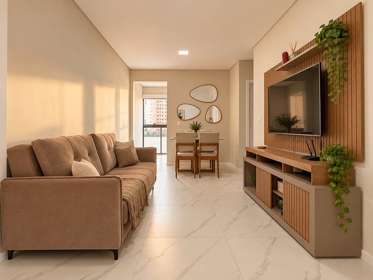 Apartamento 800 m do Mar em Itapema