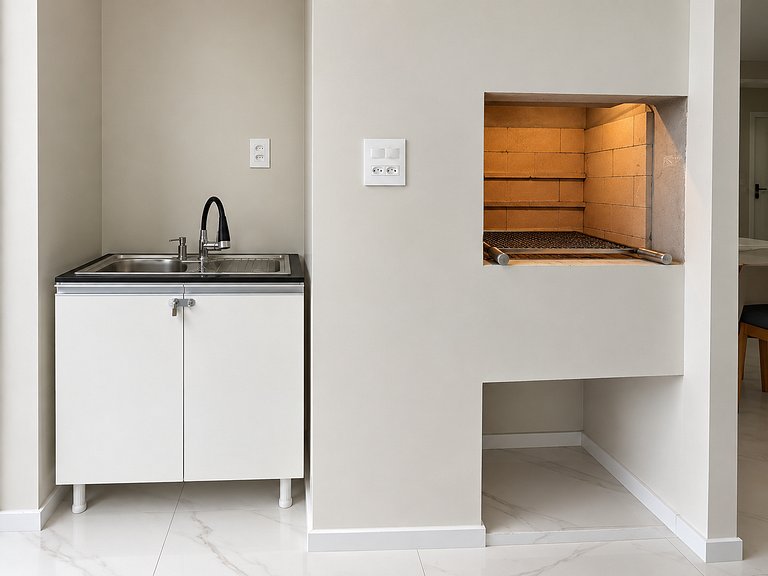 Apartamento 800 m do Mar em Itapema