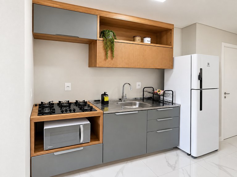 Apartamento 800 m do Mar em Itapema