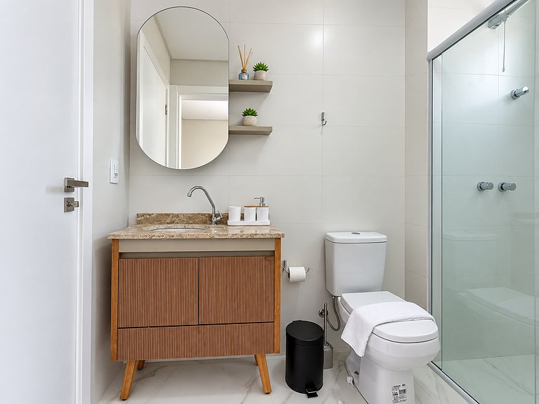 Apartamento 800 m do Mar em Itapema