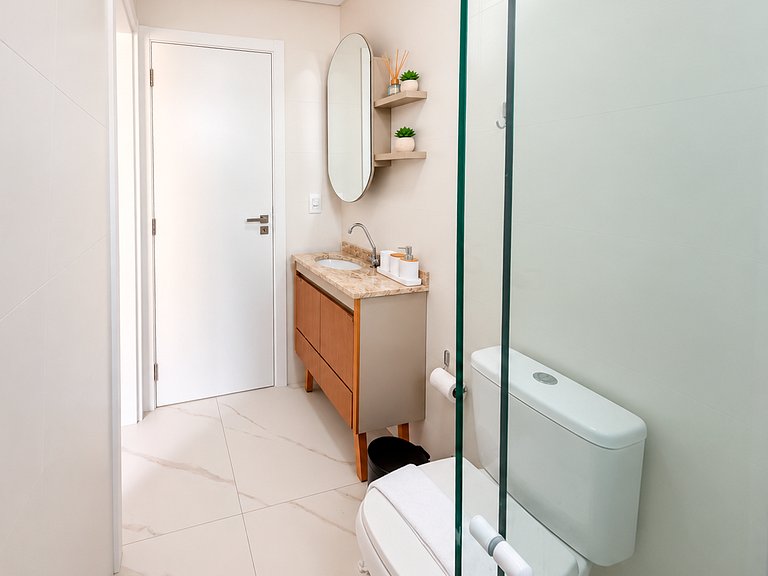Apartamento 800 m do Mar em Itapema