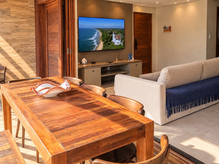 Apartamento Beira Mar com Piscina Barra Grande