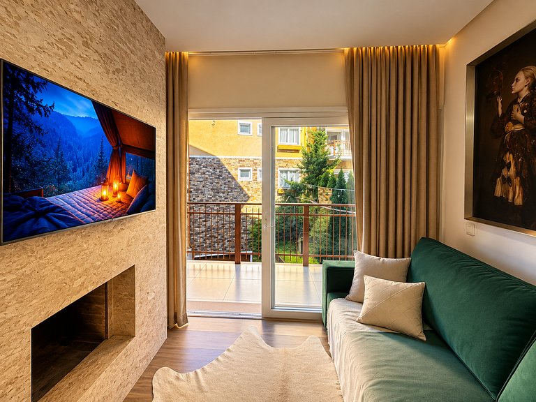 Apartamento com Piscina e Jacuzzi em Gramado