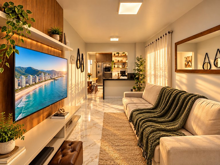 Apartamento 50 m da Praia em Itapema | Vista Mar