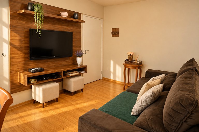 Apartamento ao Lado da Rua Coberta em Gramado